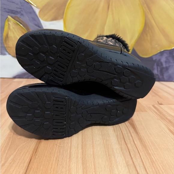 👠✨3 for $45 Khombu Leopard and Patent Waterproof Boots. Color:Multi/Black. Sz:7 - Picture 7 of 8